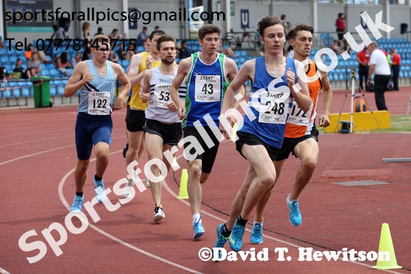 Senior mens 800 metres, Northern Senior and Under-20s Champs., Sports City, Manchester. Photo: David T. Hewitson/Sports for All Pics